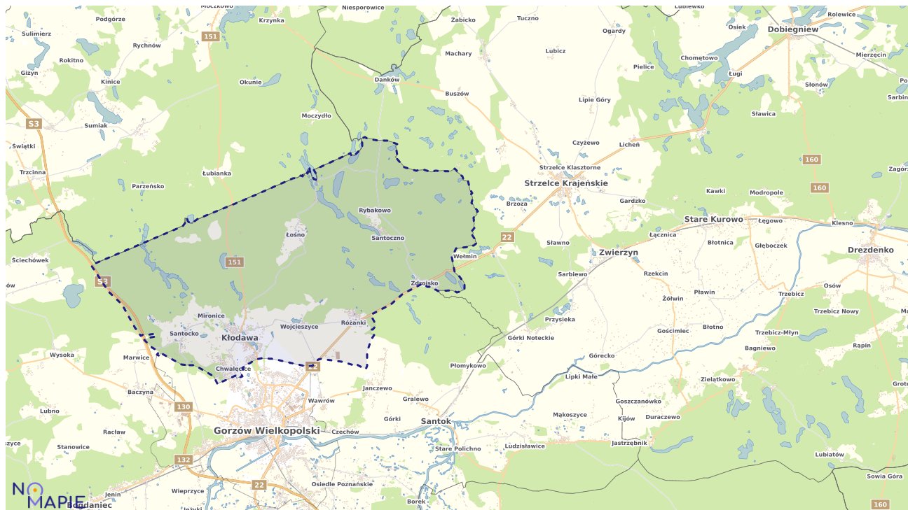 Mapa uzbrojenia terenu Kłodawy